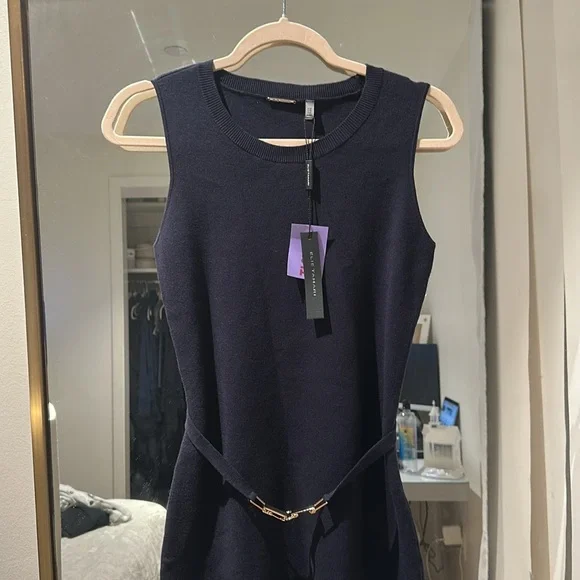 Elie Tahari dark blue dress - Picture 9 of 9